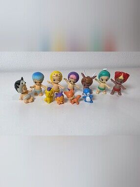 Lot of 5 Twozies Moose Baby Doll Animals PVC Figures